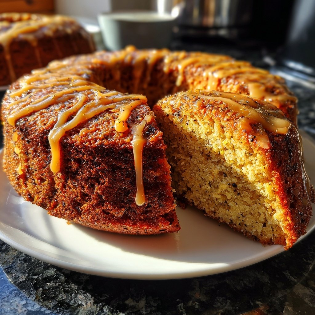 Steinbock Blutorange Olivenöl Kuchen