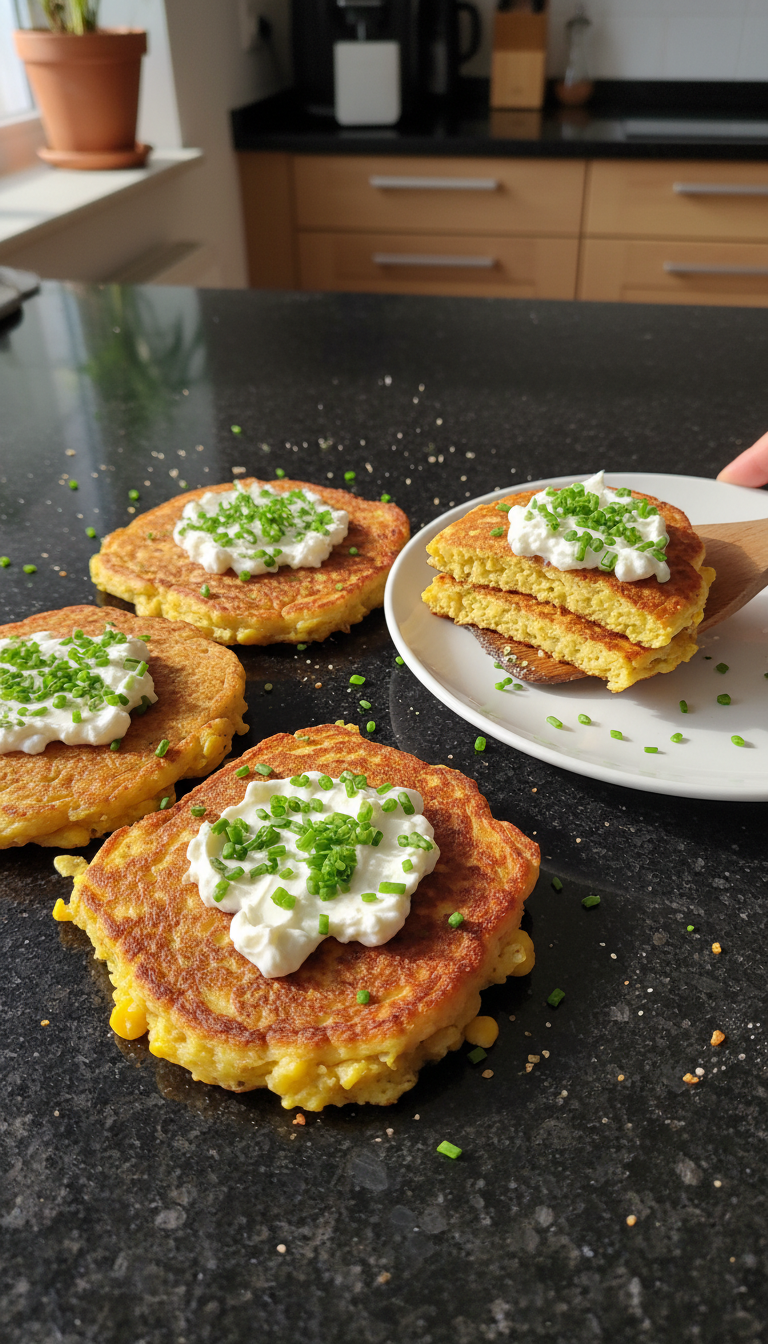 Keto Mais Pfannkuchen