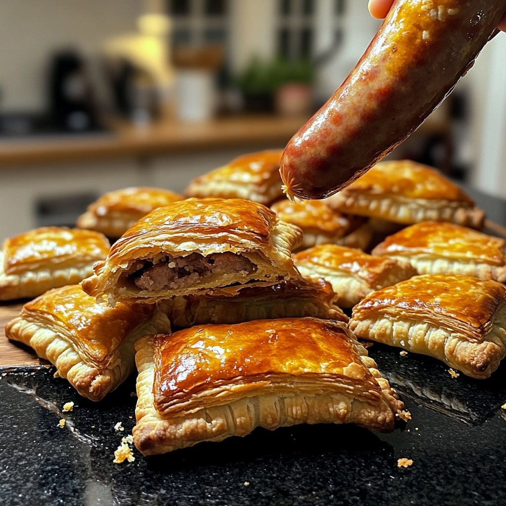 Weihnachtswürstchen im Schlafrock