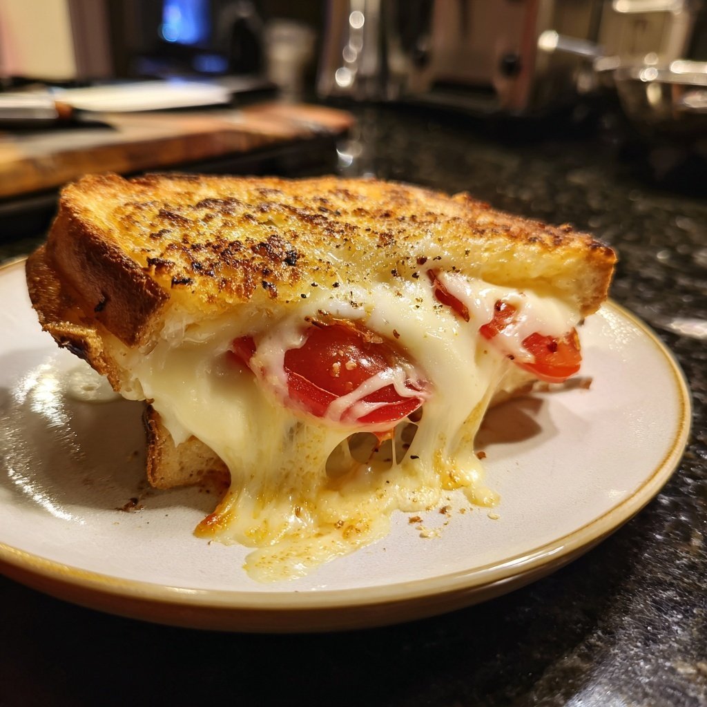 Raclette Pfännchen mit Tomate Mozzarella