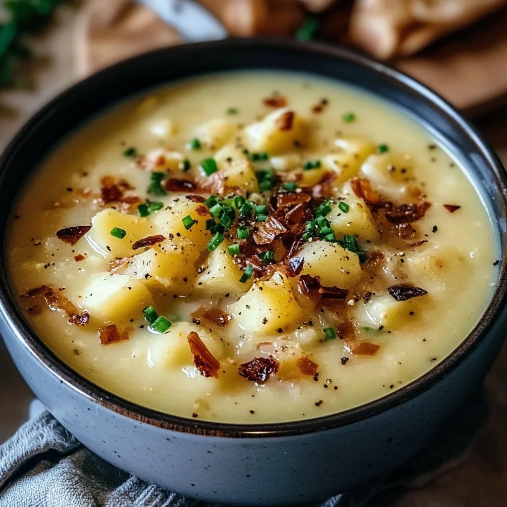 Reichlich Gebackene Kartoffelsuppe