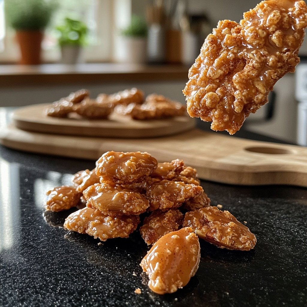 Gebrannte Mandeln ohne Zuckerc