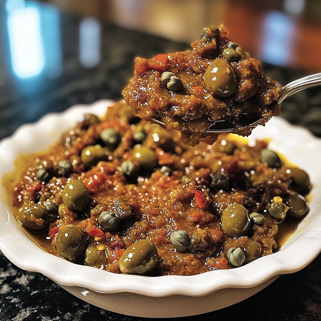 Olive Tapenade mediterraner Aufstrich