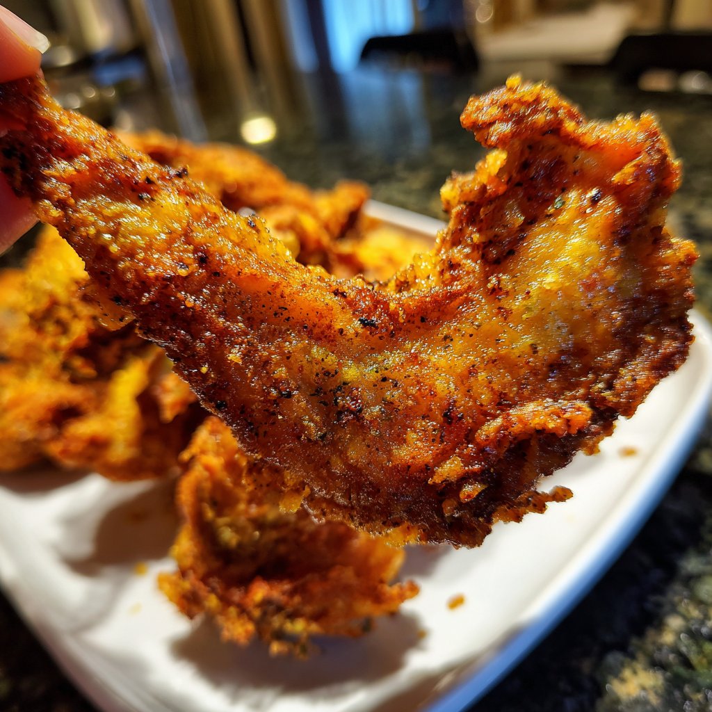 Luftfritteuse Flügel knusprig und golden