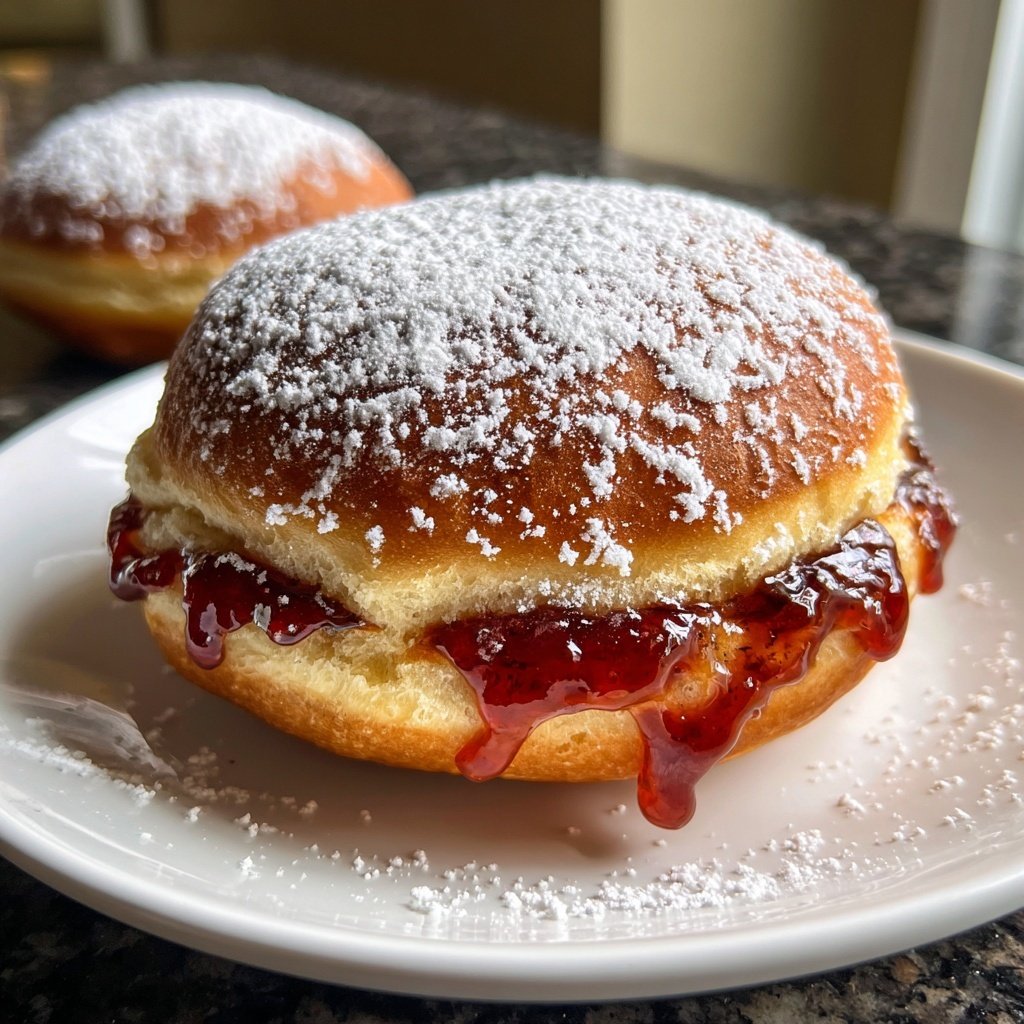 Perfekte Berliner Backen