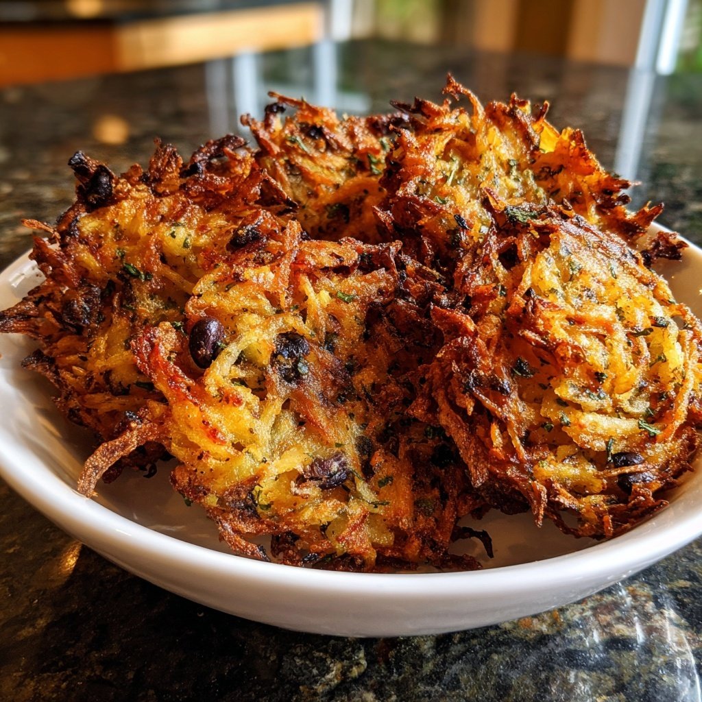 Beladene Kartoffelspalten schwarze Bohnen