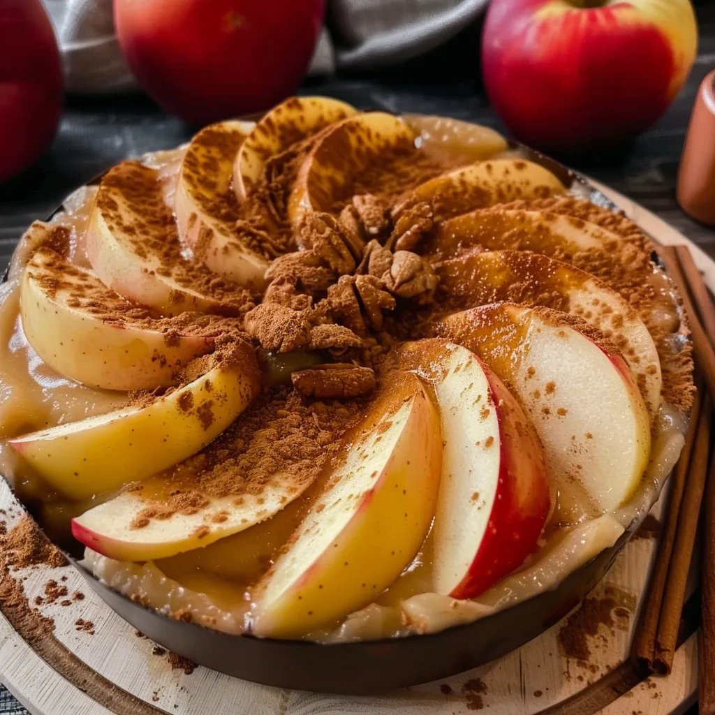 Winterlicher Apfel-Dessert