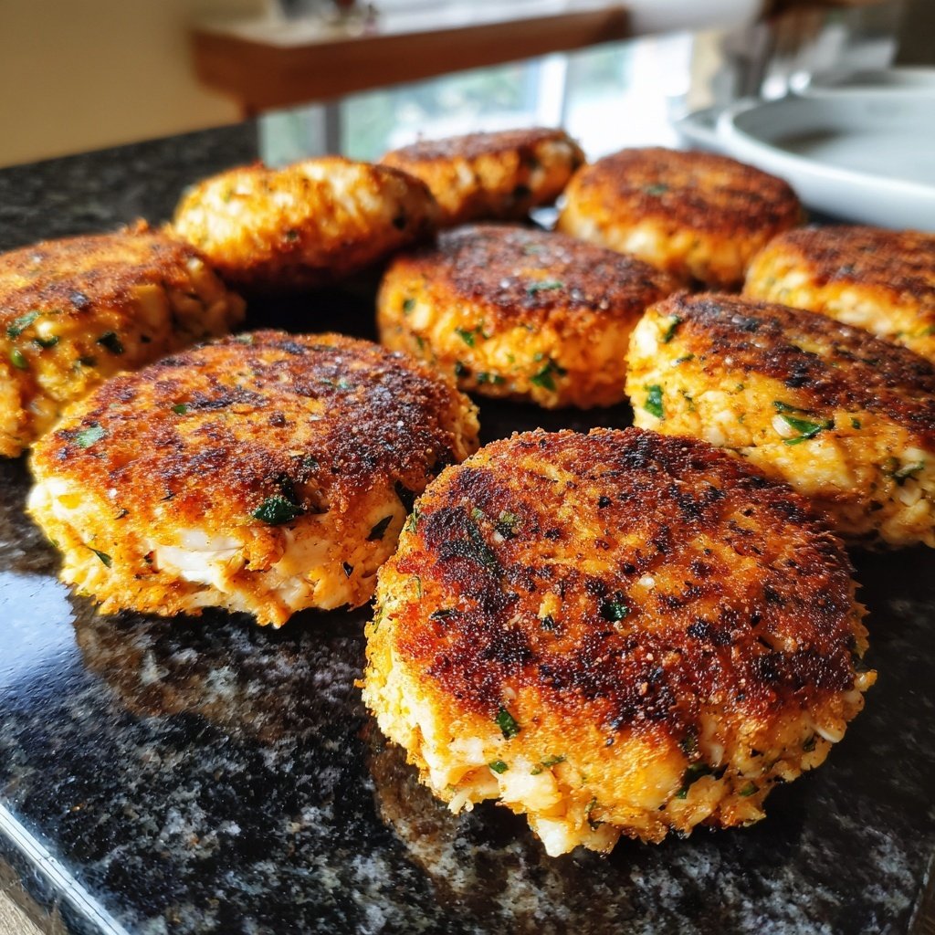 Knusprige Lachs-Kartoffelpuffer