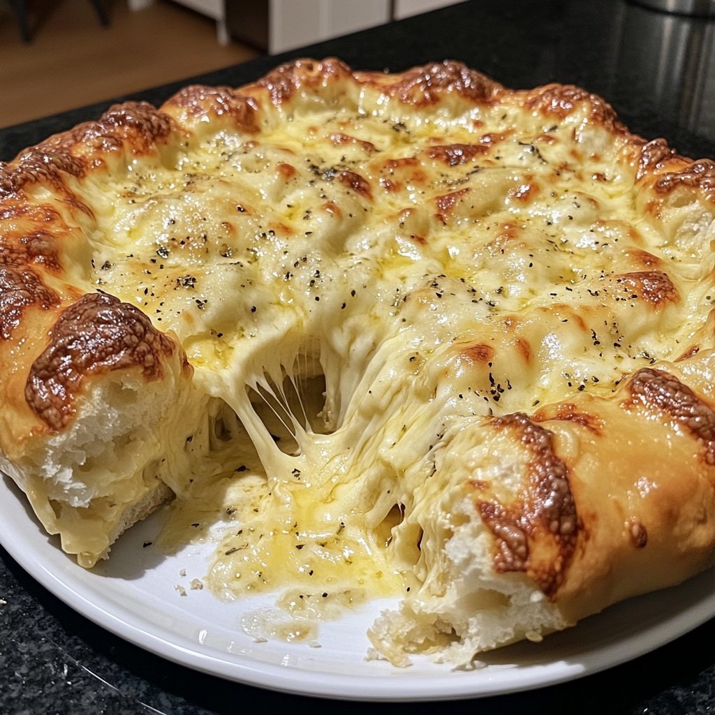 Überbackener Ofenkäse mit Rosmarin und Knoblauch