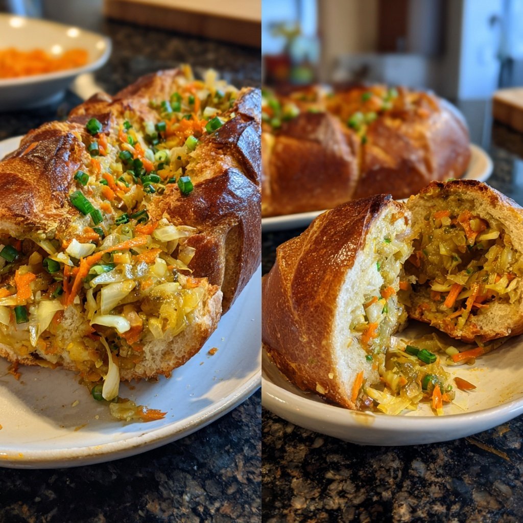 Knusprige Gemüse Eierrollen