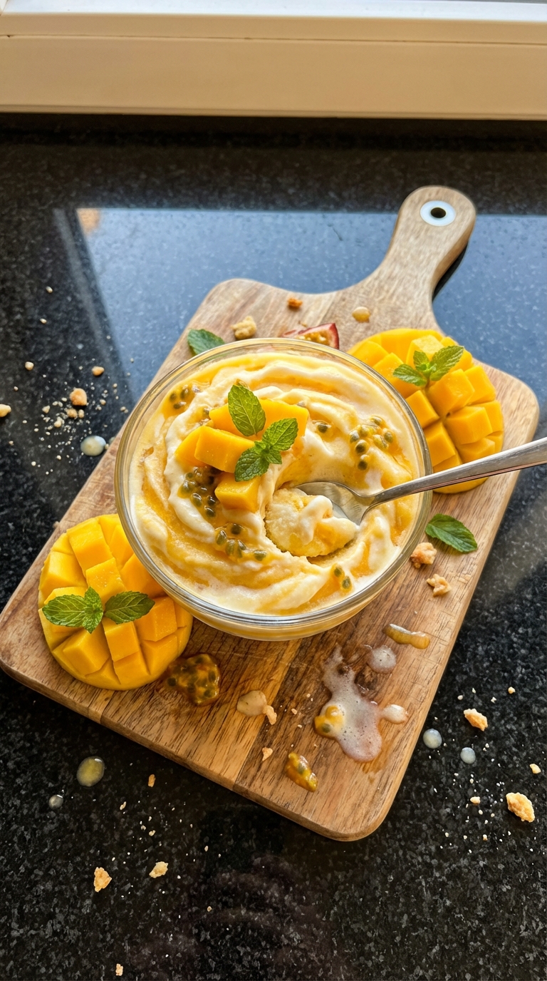 Exotischer Frozen Joghurt Mix​