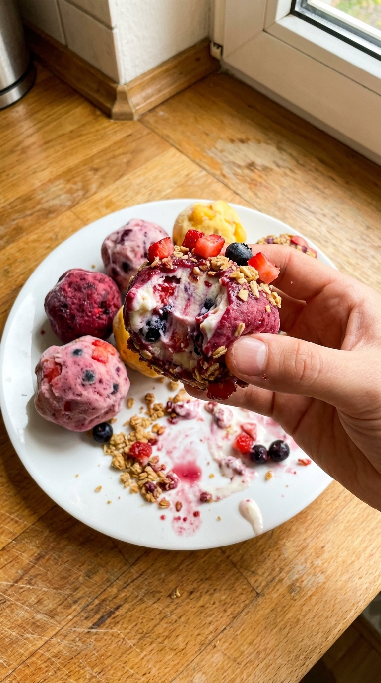 Frozen Joghurt Fruchtbomben​