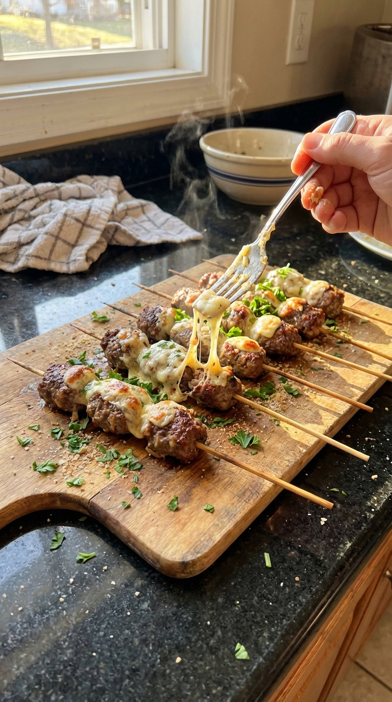 Käse Hack Skewers Delight