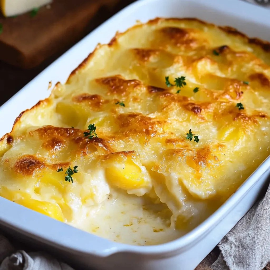 Klassisches Kartoffelgratin - Omas liebstes Rezept!