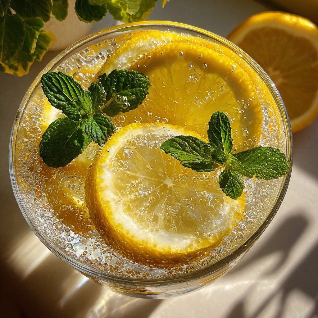 Meyer Zitronen Fizz Mocktail