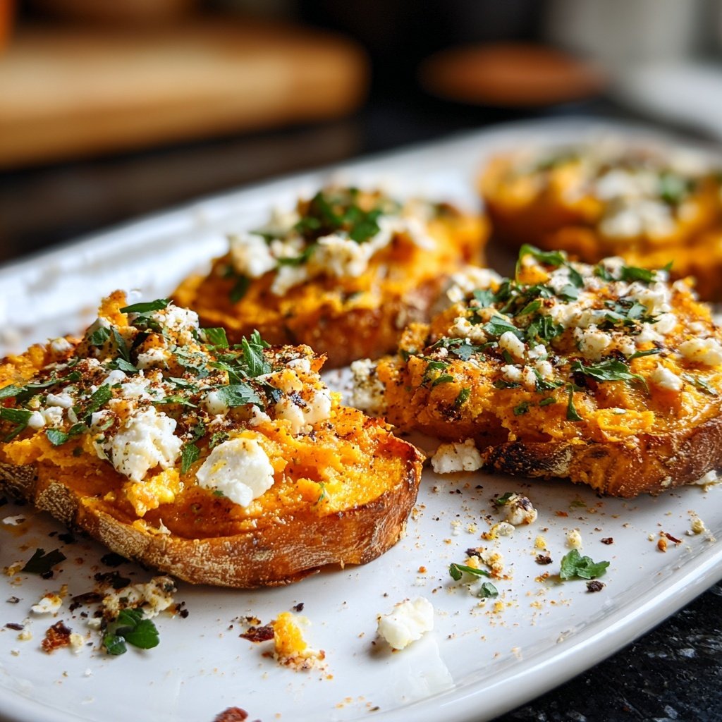 Süßkartoffel Appetizer Häppchen