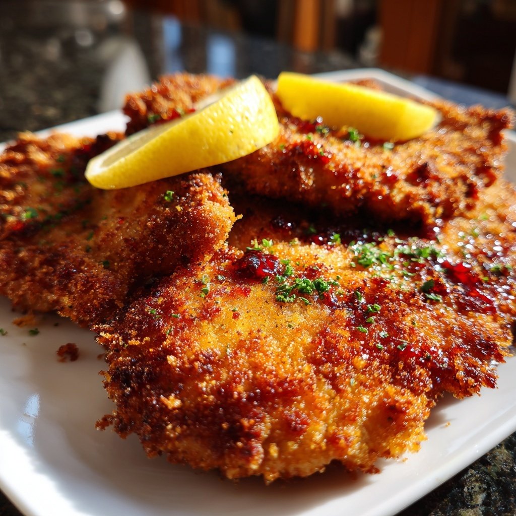 Crispy Chicken Schnitzel