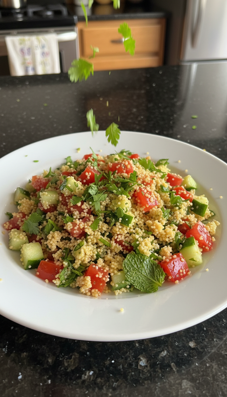 Mediterraner Couscous Salat